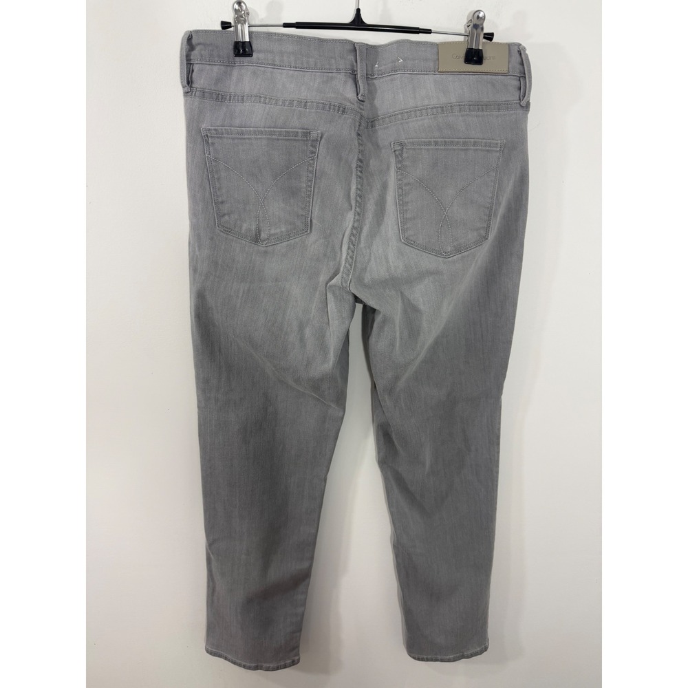 Calvin Klein‎ Jeans Womens 14x30 Grey Straight Leg Denim Pants 42O7047